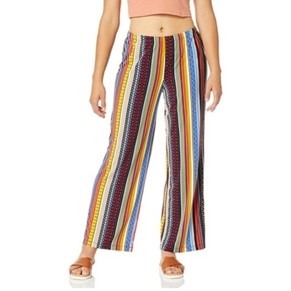 🇪🇸🐠ECI New York Striped Wide Leg Palazzo Pants XS | Vacation Resort Travel Style